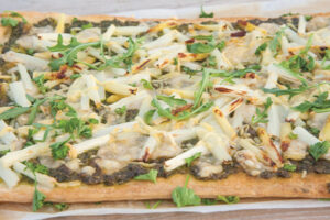 aspergepizza-met-rucola-pesto