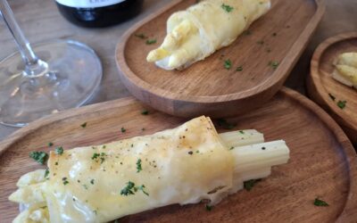Aspergepakketjes met filodeeg